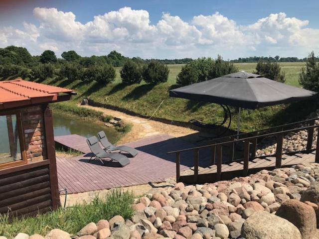 Sodyba Gintaras Priekulė Esterno foto